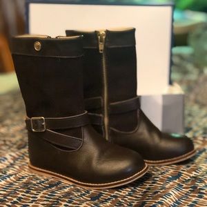 Janie and Jack Brown Leather Country Riding Boots